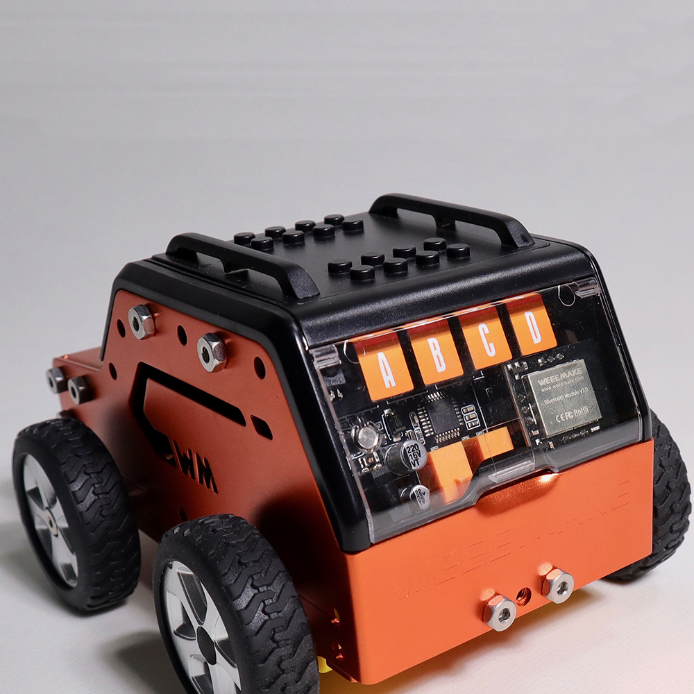 WeeeMake WeeeBot Mini Smart RC Robot Car Infrared APP Control Programmable Obstale Avoidance Robot Car - Photo: 6