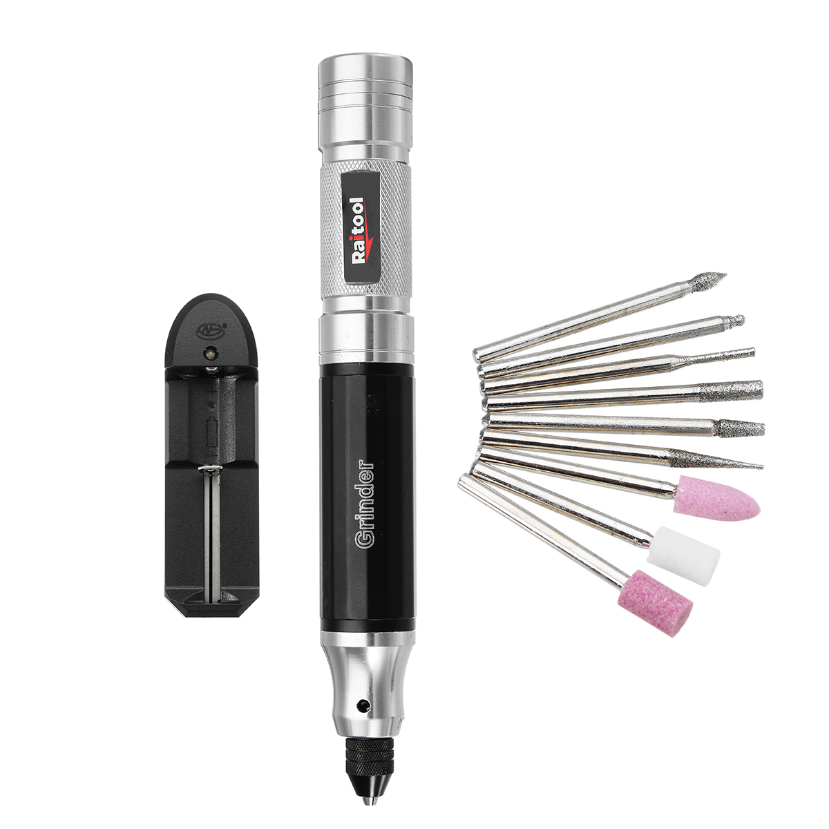 Raitool™ 3.7V 35W Mini Power Drills Electric Grinder Cordless Engraving Pen 38