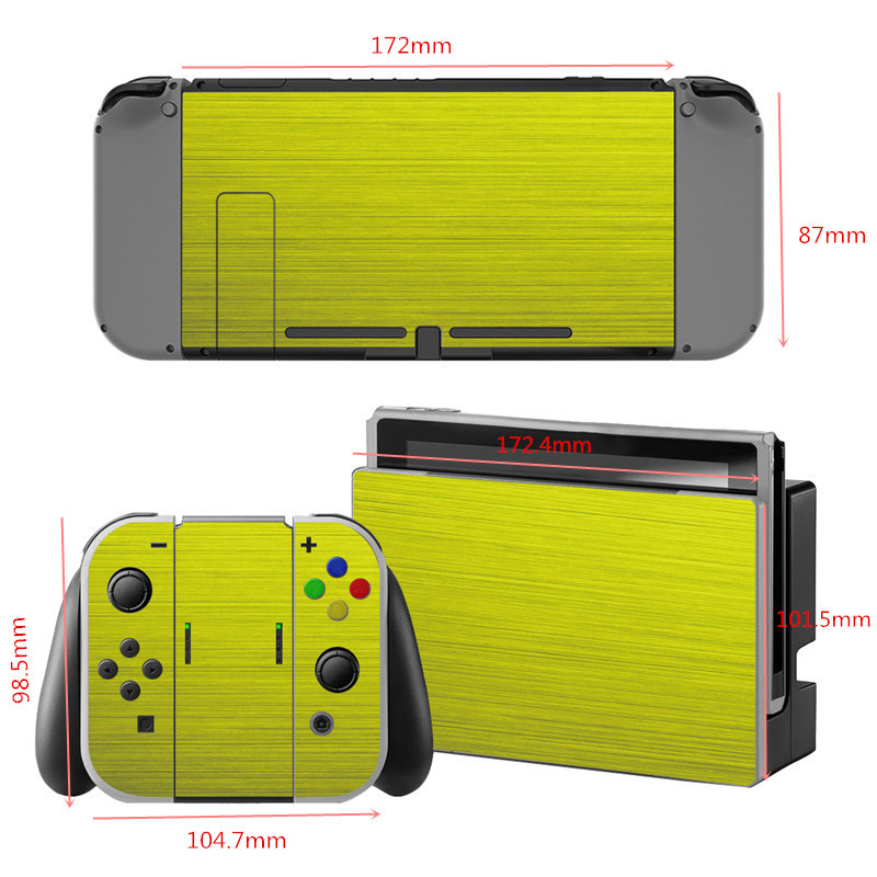 ZY-Switch-0046-50 Decal Skin Sticker Dust Protector for Nintendo Switch Game Console 6
