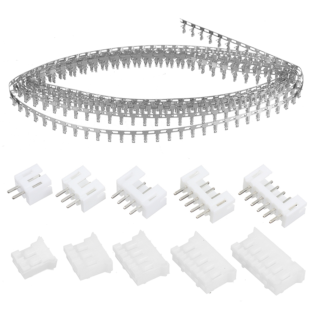 460PCS JST PH2.0/XH2.54 2/3/4 Pin Male and Female Header Connector Terminal Connector Set