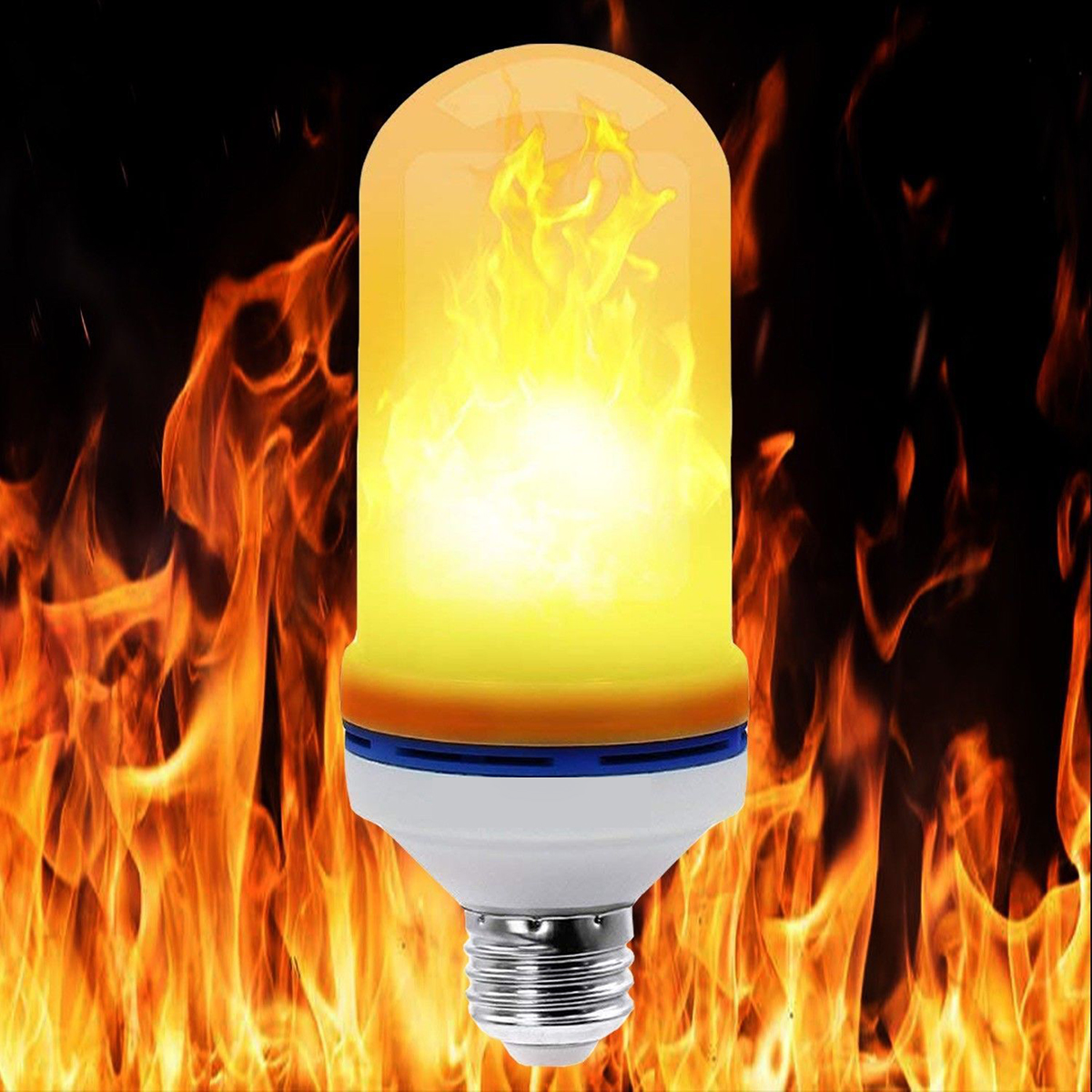 

AC85-265V E27 3W 3 Modes LED Flame Effect Fire Light Bulb Flickering Emulation Party Lamp