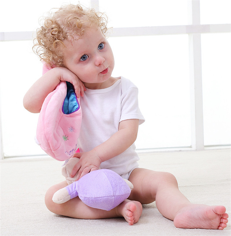 Newborn Bebe Cute Stuffed & Plush Toys kids Stuffed Pea Prince Doll Baby Sleeping Dolls 