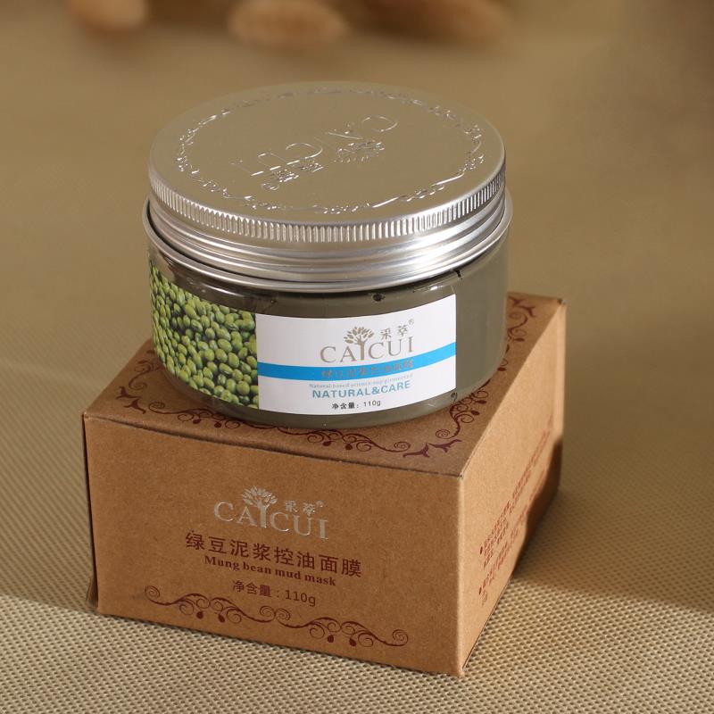 CAICUI Mung Bean Mineral Mud Mask Acne Oil Control Whitening