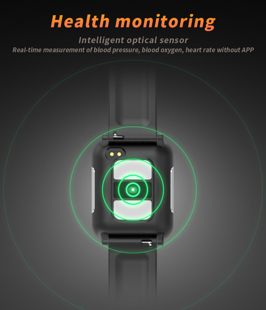 Bakeey E33 ECG EKG HR Blood Pressure Multi-sport Mode Message Call View Long Standby Smart Watch 9