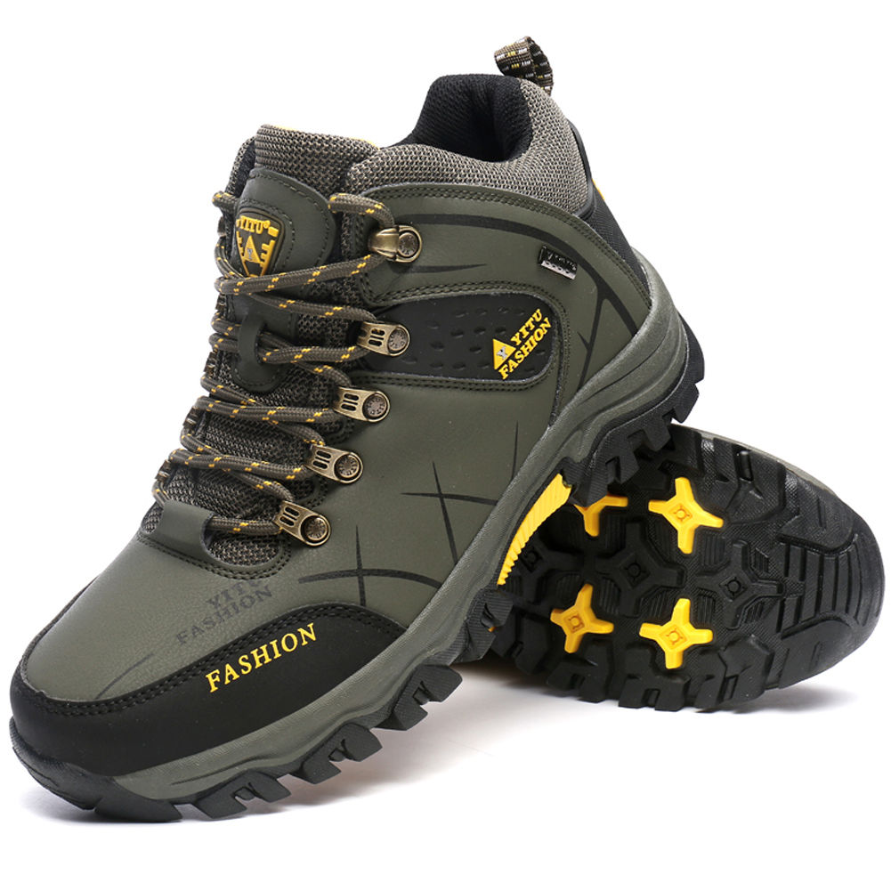 

Mens Big Size Trail Hiking Boots Waterproof Athletic Non Slip Outdoors Shoes