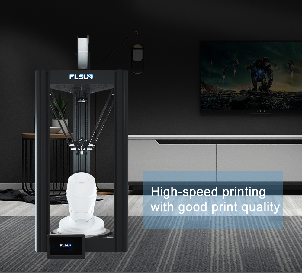 Flsun V400 Triple Speed 400㎜/s 3D Printer Ø300*410 Print Size  with Klipper Pre-installed/Dual Gear Extruder/7