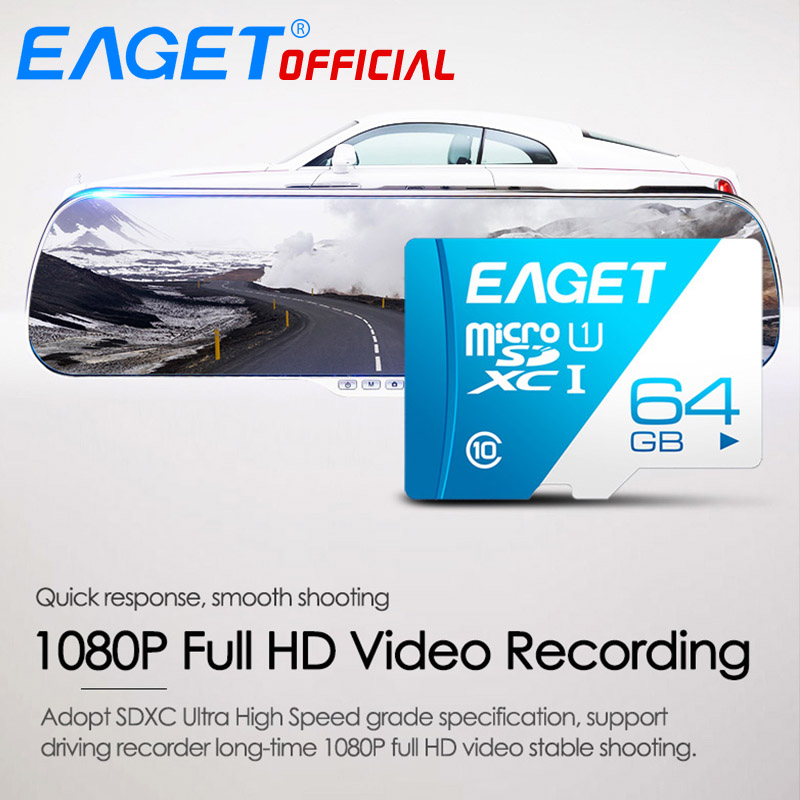 EAGET T1 Micro SD Card Memory Card 16GB/32GB/64GB/128GB Class 10 TF Card 8