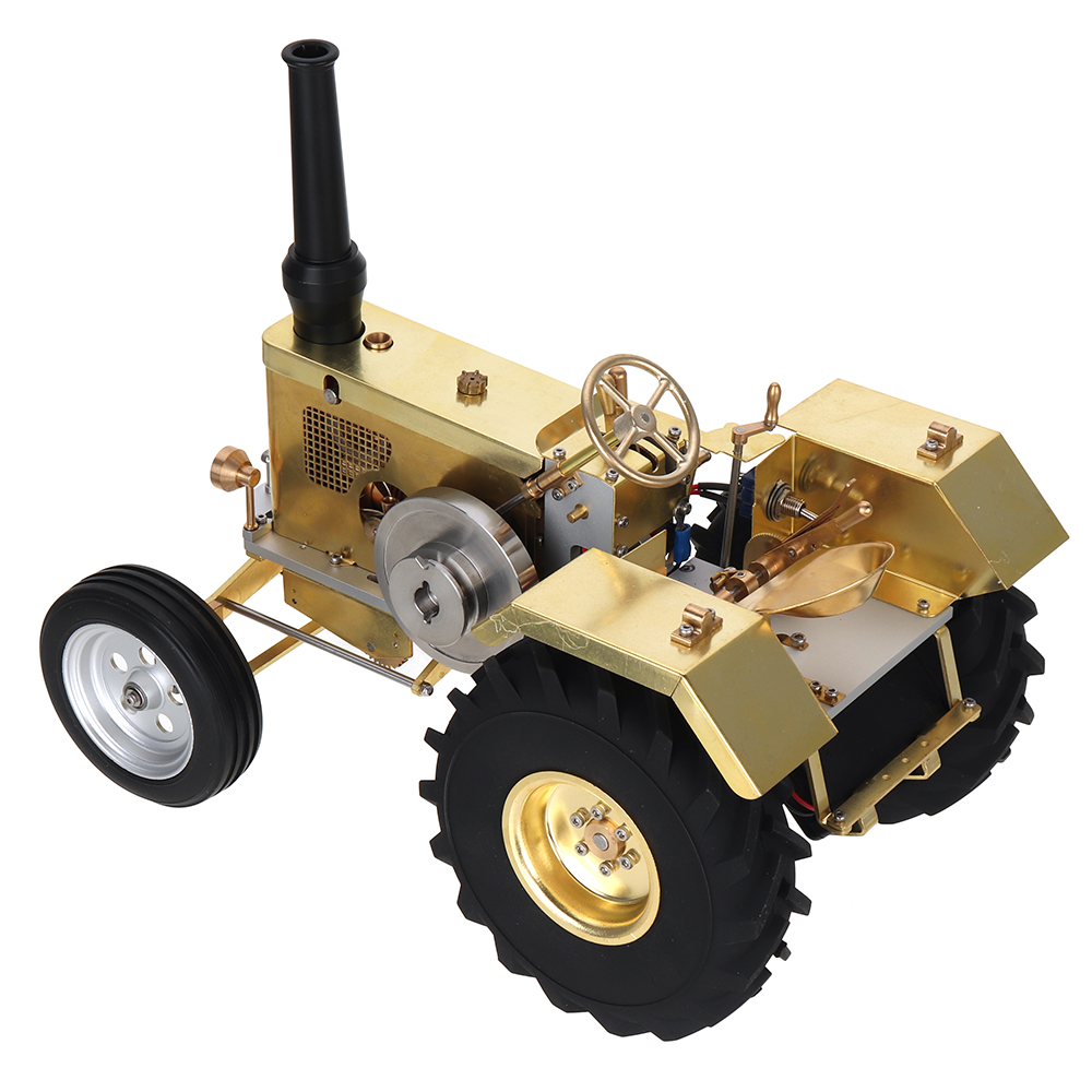 T16 Gasoline Tractor Model Toy Air Cooled Single Cylinder Gasoline Engine Model