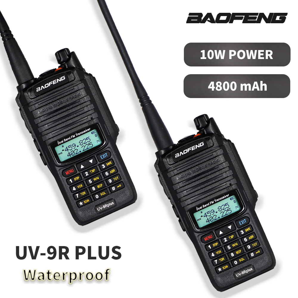 Baofeng UV-9R plus Walkie Talkie UV 9R High Power 10W Waterproof Portable Hunting Ham Radio UV9R 20KM Dual Band HF Transceiver