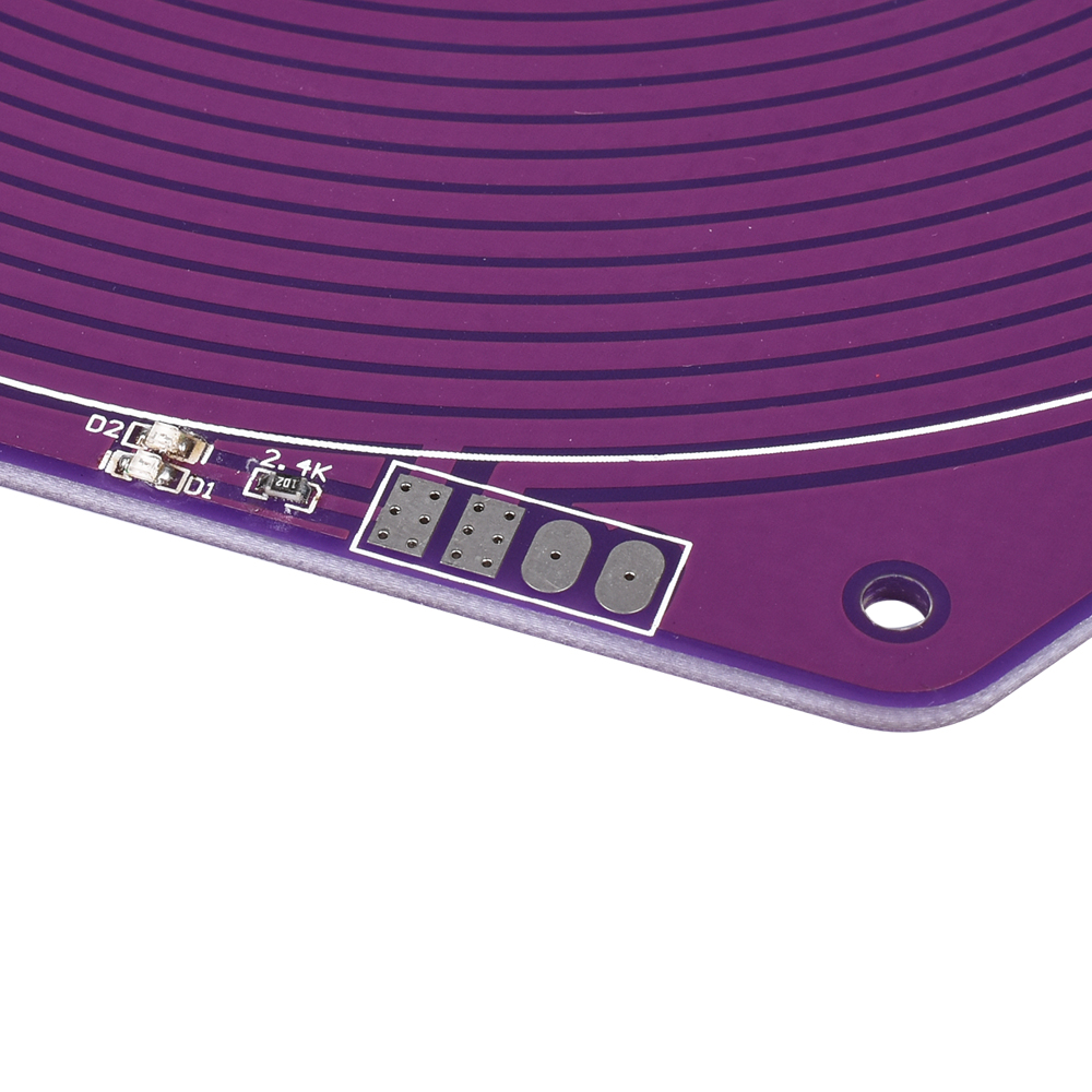12V 120w 170mm Diameter Purple Hexagon Round Kossel Delta Heated Bed for 3D Printer 10