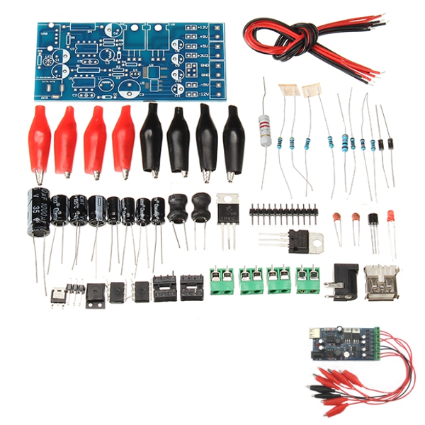

DIY USB Linear Voltage Regulator Multi-channel Output Power Supply Kit Step Up Module