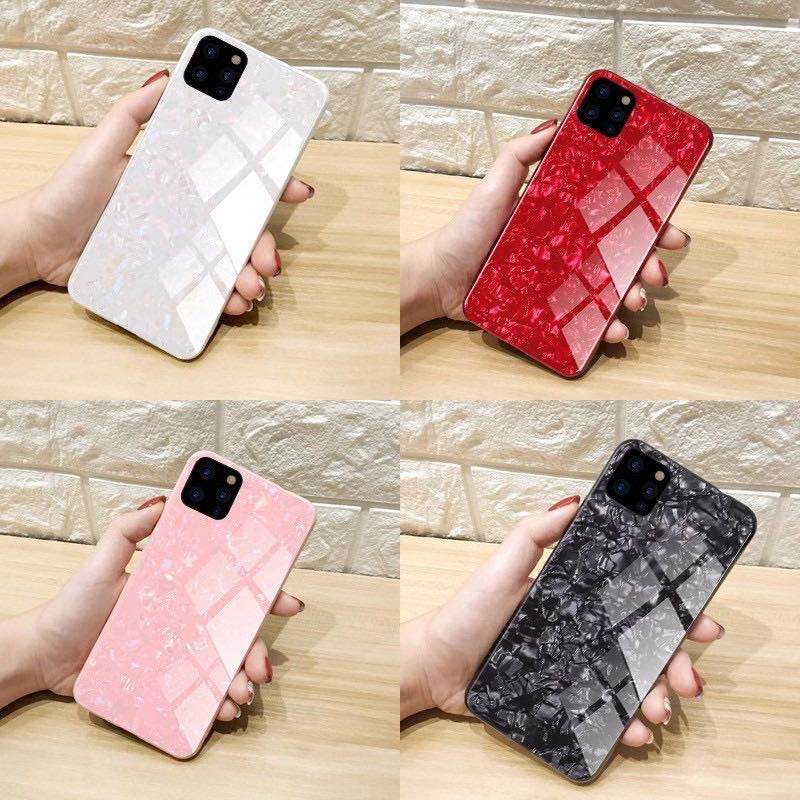 Bakeey for iPhone 12 Pro Max 6.7 inch Case Luxury TPU + Glass Shockproof Shell Protective Case Cover