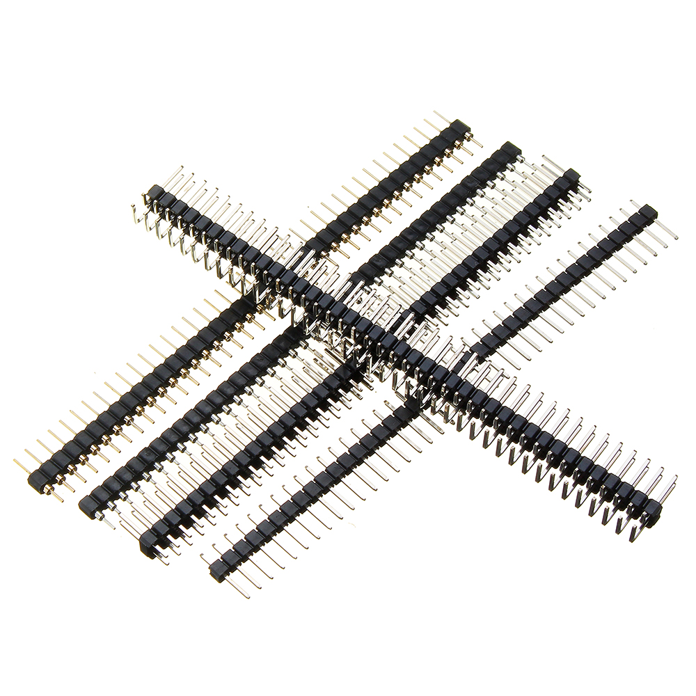 40Pcs 8 Kinds 2.54mm Breakaway PCB Board 40 Pin Male And Female Pin Header Connectors Kit For Arduino Prototype Shield 13