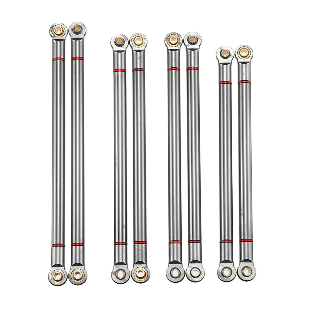 8PC Aluminum Alloy Link Support Rod 313mm Wheelbase For Axial SCX10 1/10 RC Crawler Car Parts - Photo: 5