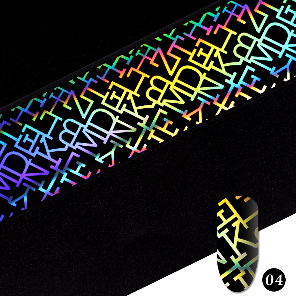 Nail Art Sticker UV Gel DIY Decoration Kit