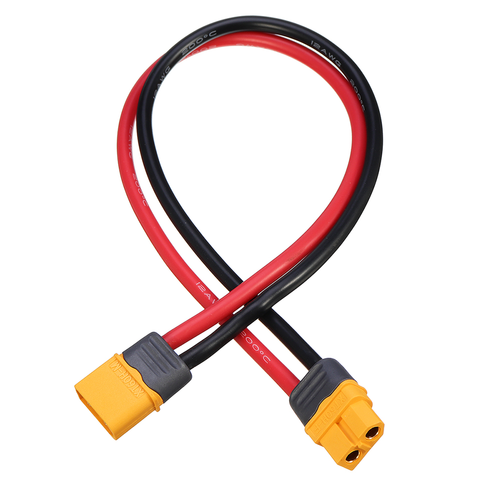 Amass 20cm/30cm 12AWG XT60H-F Male to Female Plug Wire Cable Adapter - Photo: 2