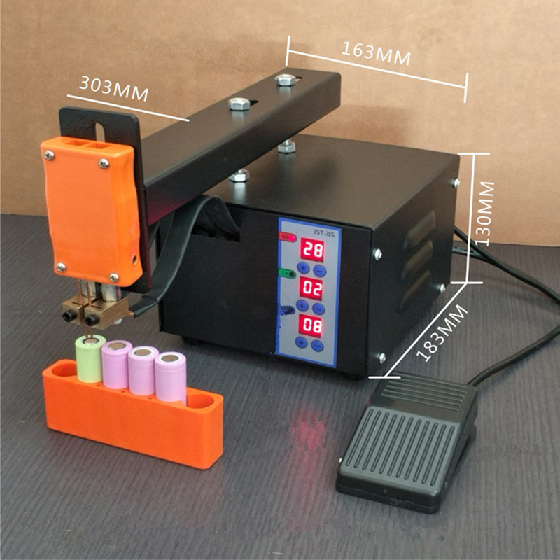220V 3KW Battery Spot Welding Machine Extended Arm Welding Machine with Pulse & Current Display 15
