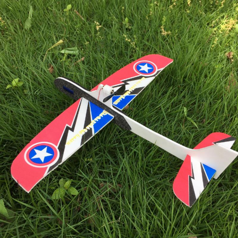 PP+EPP 295mm Wingspan Super Capacitor Electric Coreless Hand Throwing Free-flying Glider RC Airplane - Photo: 2