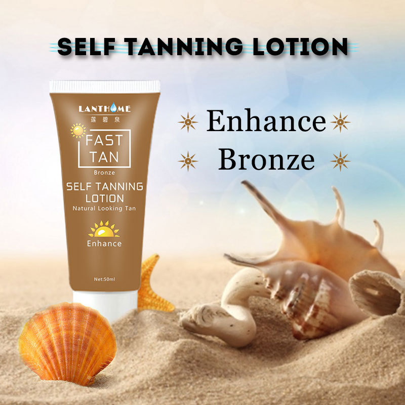 Sun Tanning Fast Tan Enhancer Beauty Black Body Cream Bronzer Lotion Natural Looking Enhance 50ml