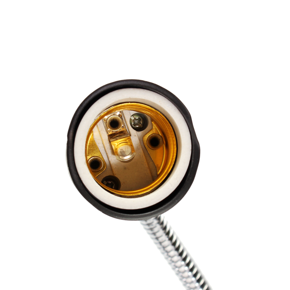 40CM E27 Flexible Pet Heat Light Bulb Adapter Lamp Holder Socket with Clip Dimming Switch EU US Plug