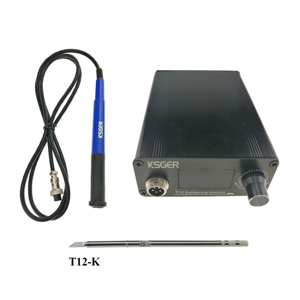 KSGER V2.1S T12 Digital Temperature Controller Soldering Station Electric Soldering Iron Tips T12-K + 9501 Handle 22