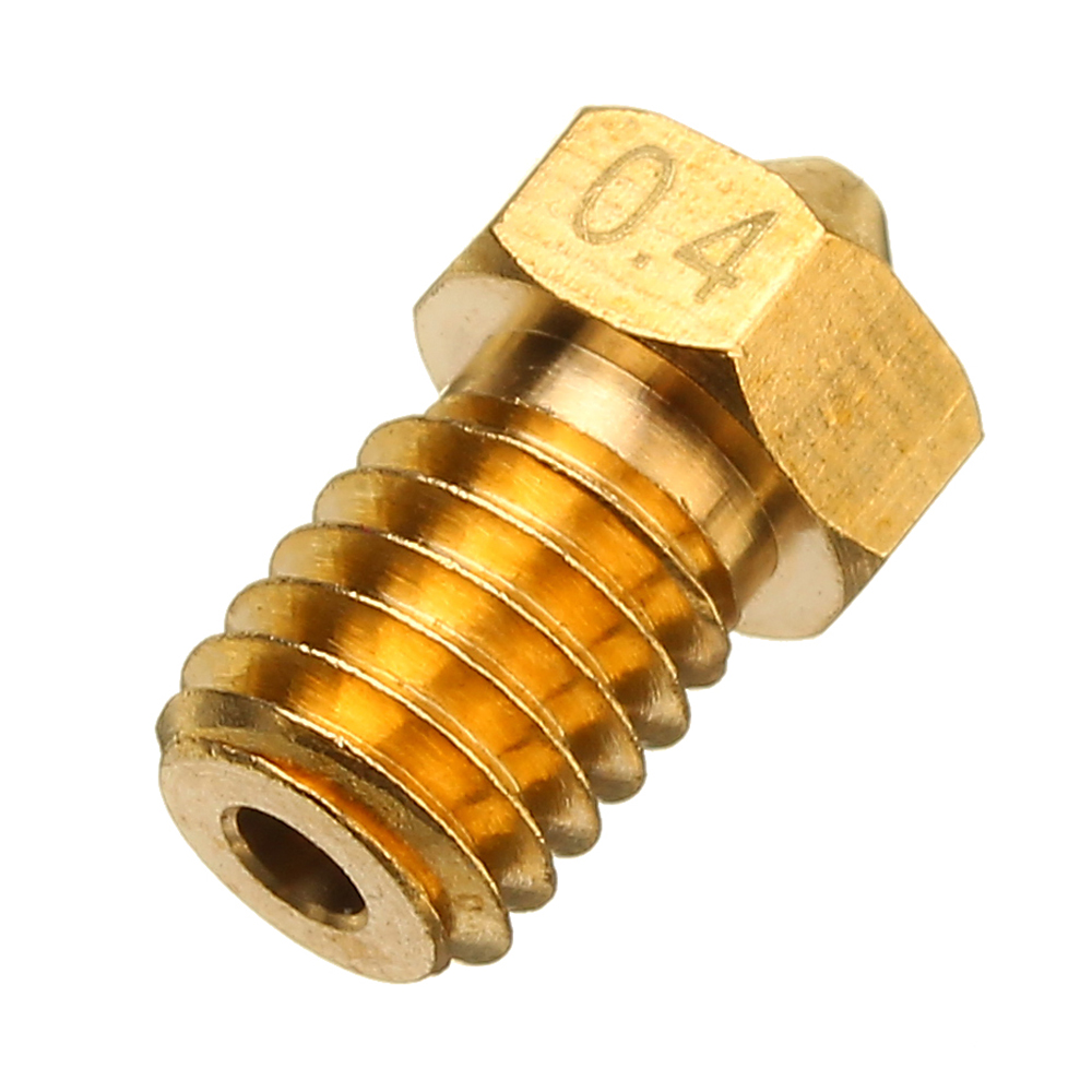 TRONXY® V6 0.2/0.3/0.4/0.5/0.6/0.8mm M6 Thread Brass Extruder Nozzle For 3D Printer Parts 17