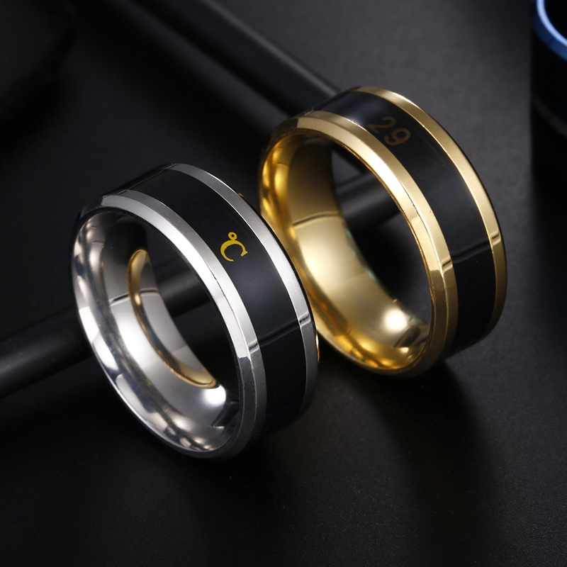 Bakeey Smart Temperature Couple Ring Detectable Temperature Ring