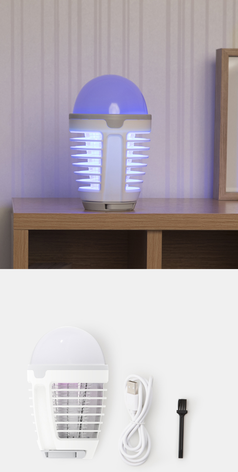 Xiaomi DYT-90 5W LED USB Mosquito Dispeller Repeller Mosquito Killer Lamp Bulb Electric Bug Insect Zapper Pest Trap Light Outdoor Camping 16