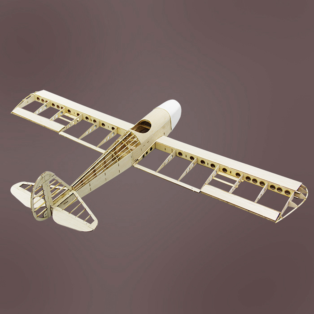 Rambler 1000mm Wingspan Balsa Wood Laser Cut Trainer RC Airplane Kit With Landing Gear - Photo: 6