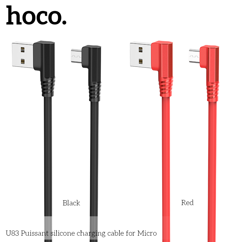 HOCO U83 2.4A Type C Micro USB Fast Charging Data Cable For Huawei P30 Pro Mate30 Mi10 K30 Poco X2 S20 5G