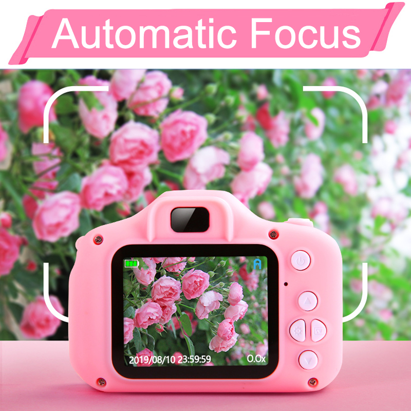 8M 1080P 4X Zoom Mini Digital Camera 2 inch Screen support 32GB TF Card for Kids Baby Cute Camcorder Video Chil