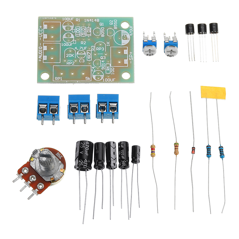 5pcs DIY OTL Discrete Component Power Amplifier Kit Electronic Production Kit 12