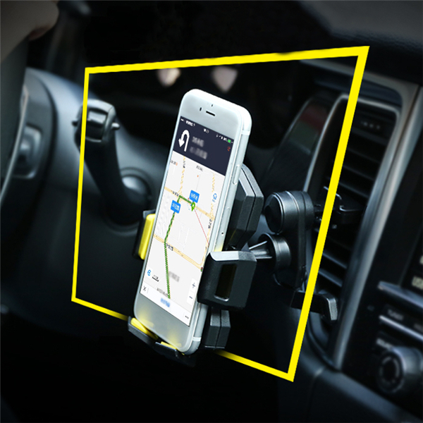 

REMAX RM-C14 Car Air Vent Mount 360° Rotation Adjustable Telescopic Base Safety Lock Phone Holder