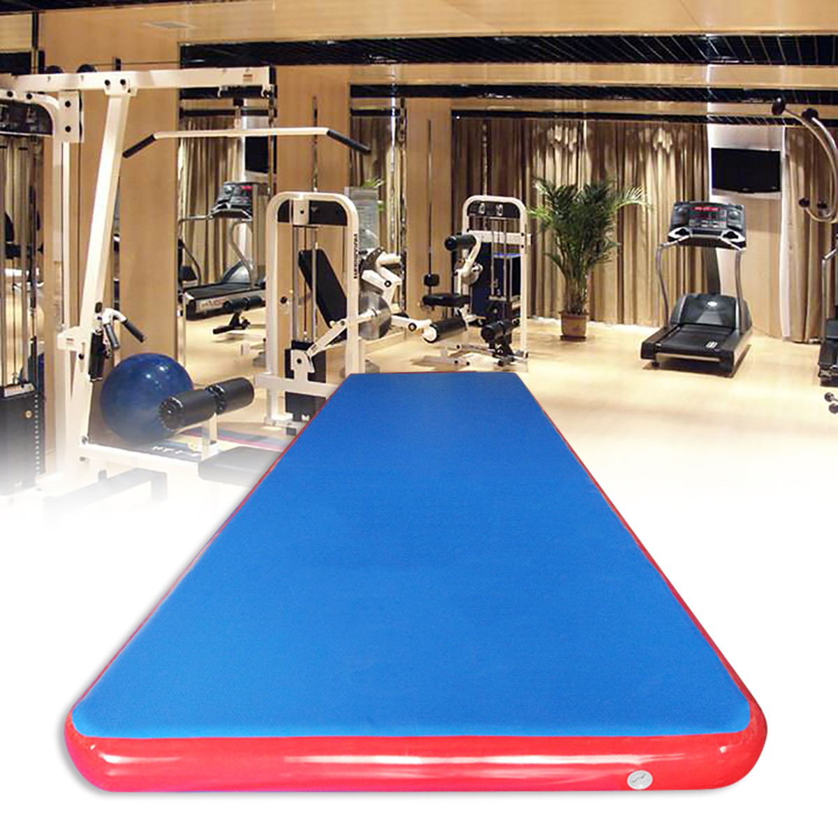 275.6x78.7x7.8 inch Inflatable Air Track Floor Home Tumbling Mat Gymnastics Training Track Pad