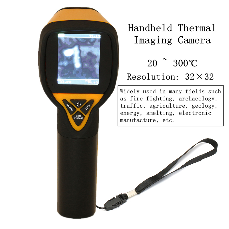 HT-175 Infrared Thermal Imaging Camera Digital Thermal Imager -20~300℃ 1024P 32x32 IR Image Resolution 9