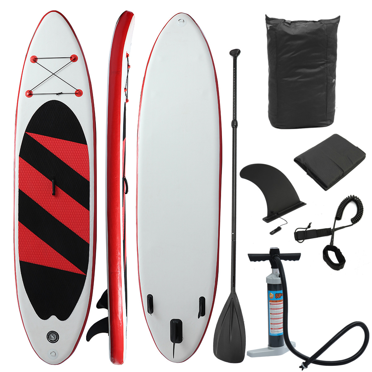 

SUP Paddle Board Inflatable Stand Up Paddleboard Surfing Board Surfboard Rowing Paddle Kits