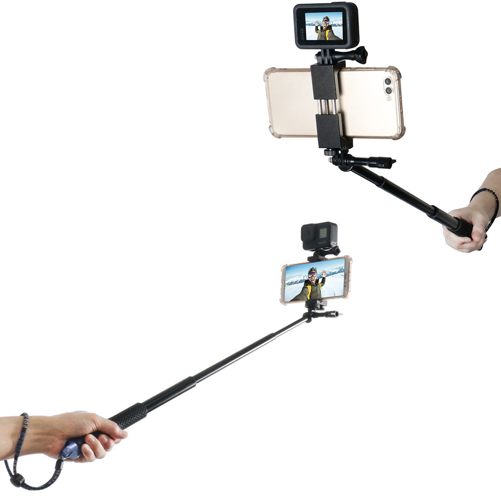 For Gopro Aluminum Alloy Mobile Phone Clip Sports Camera Clip Camera Accessories for Vlog Live Shooting