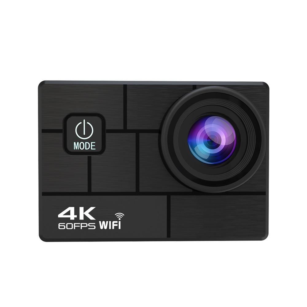 Q44 2,0 polegadas 4K 60fps Wifi Ultra HD Câmera de ação esportiva subaquática à prova d'água 30M Câmera DV para gravação de vídeo com kit de acessórios de montagem