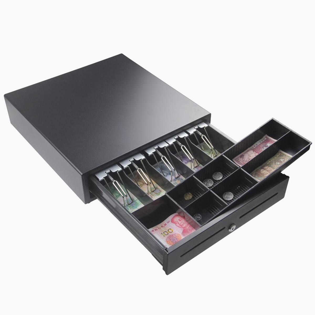 

5 Bills & 8 Coins Manual Cash Box Drawer Register Money Coin Collecting Insert Storage Tray Kits