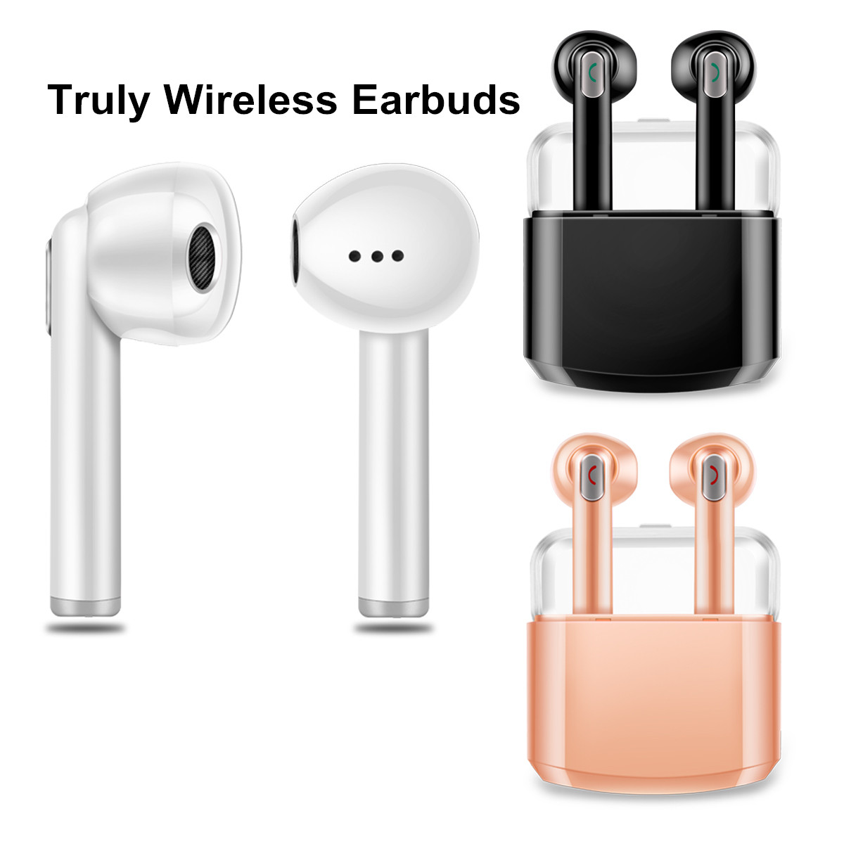 [True Wireless] TWS Mini Portable Dual Wireless Bluetooth Earphone Headphones with Charging Box 20