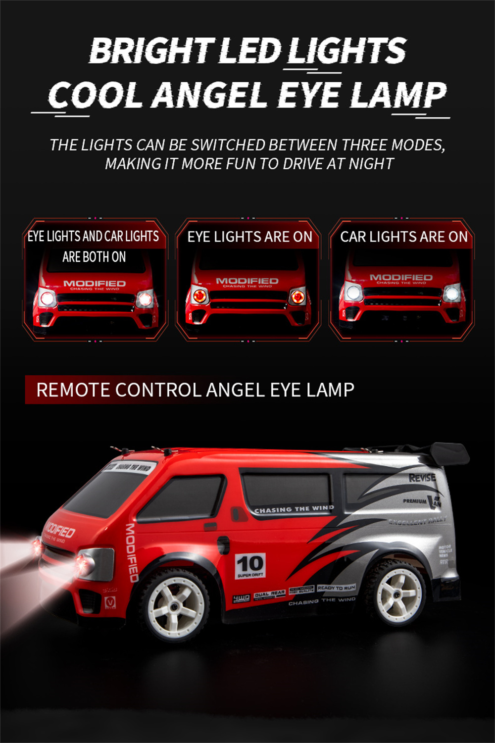 JJRC Q125 2.4G 1/16 4WD Drift RC Car On-Road RTR Vehicle Model Full Proportional Control