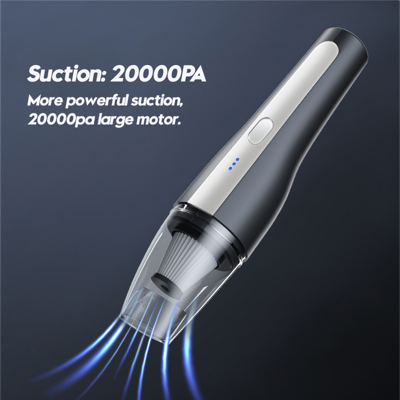 200W 20000Pa Mini Portable Wireless Handheld Vacuum Cleaner 4000mAh Battery Life for Desktop Home Car