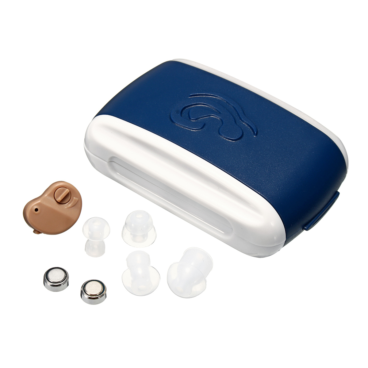 Adjustable Digital Hearing Aids Mini In-Ear Best Sound Voice Amplifier Invisible 12