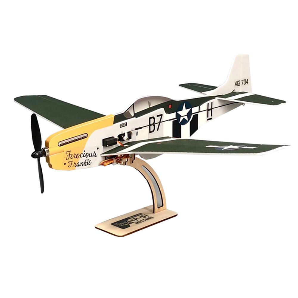 MinimumRC P-51 Mustang 4CH 360mm Wingspan RC Airplane Fixed Wing KIT/PNP - Photo: 2
