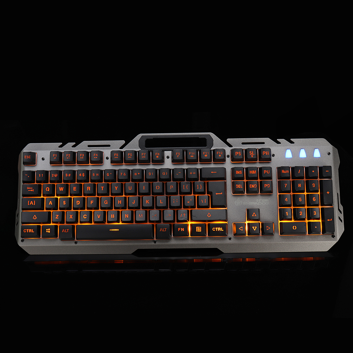 104 Key USB Wired Backlit Mechanical Handfeel Gaming Keyboard with Phone Support 5