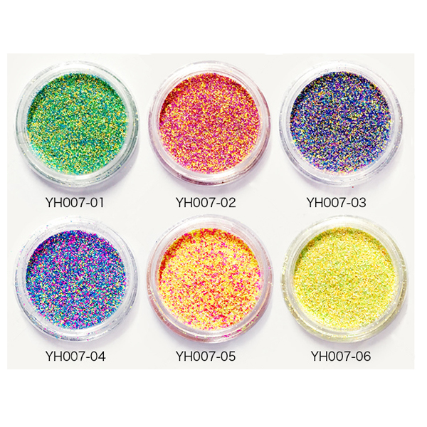 12 Mixed Colors Gradient Color Nail Powder Dust Manicure Nails Lip DIY Design Decoration