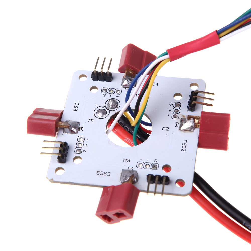 Placa de Distribuição de energia PDB com T Plug XT60 Plug para APM PX4 Controlador de Vôo RC Drone