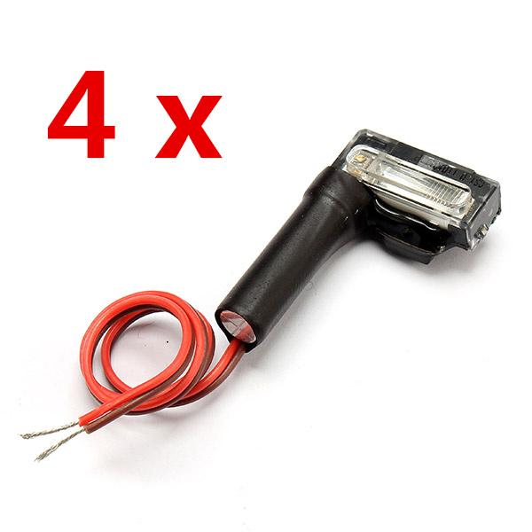 

2 Pairs Xenon Night Strobe Flashlight Automatic for RC Drone FPV Racing 1-6S