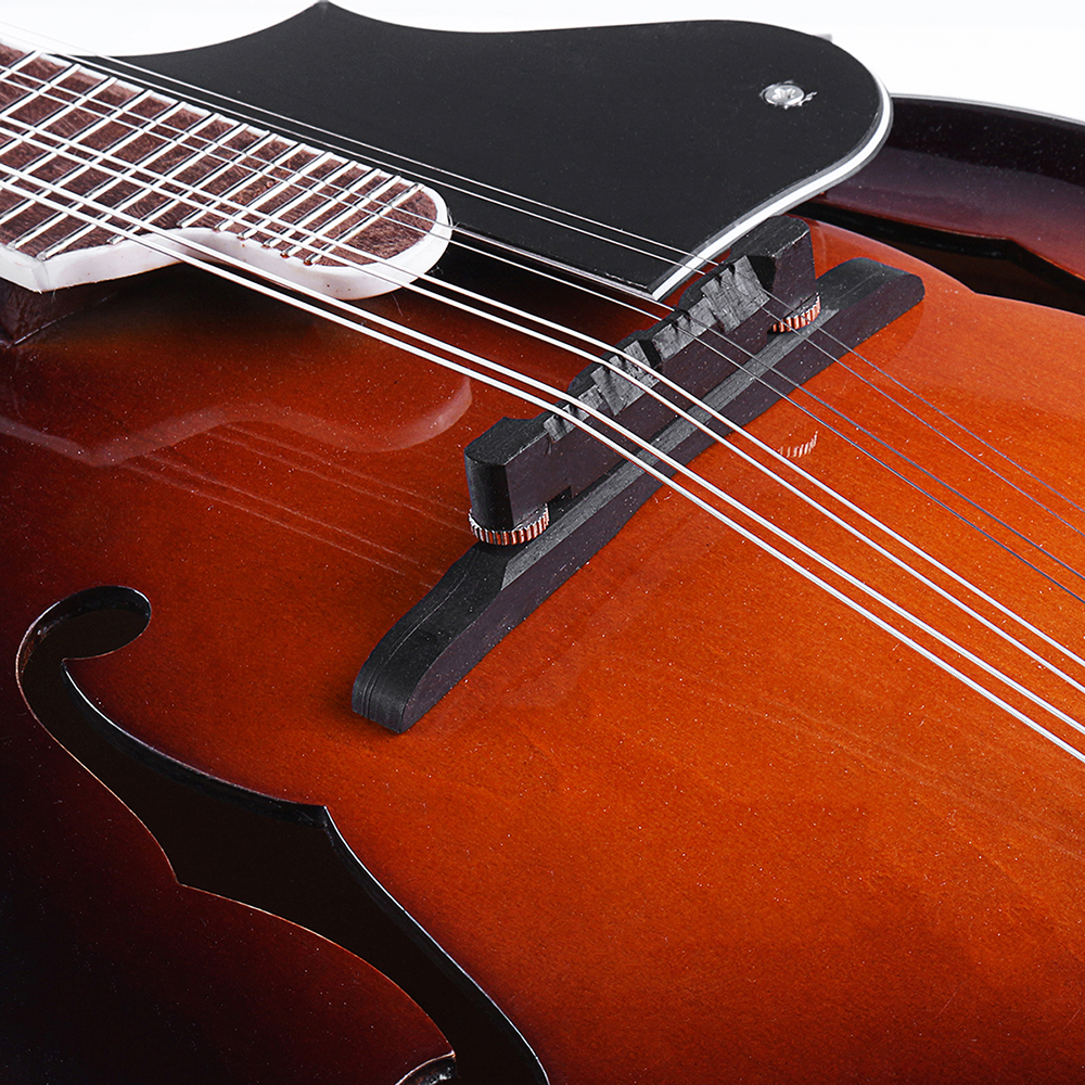 Classic Sunburst F Modle 24 Frets 8 String Paulownia Wood Mandolin With Case 69