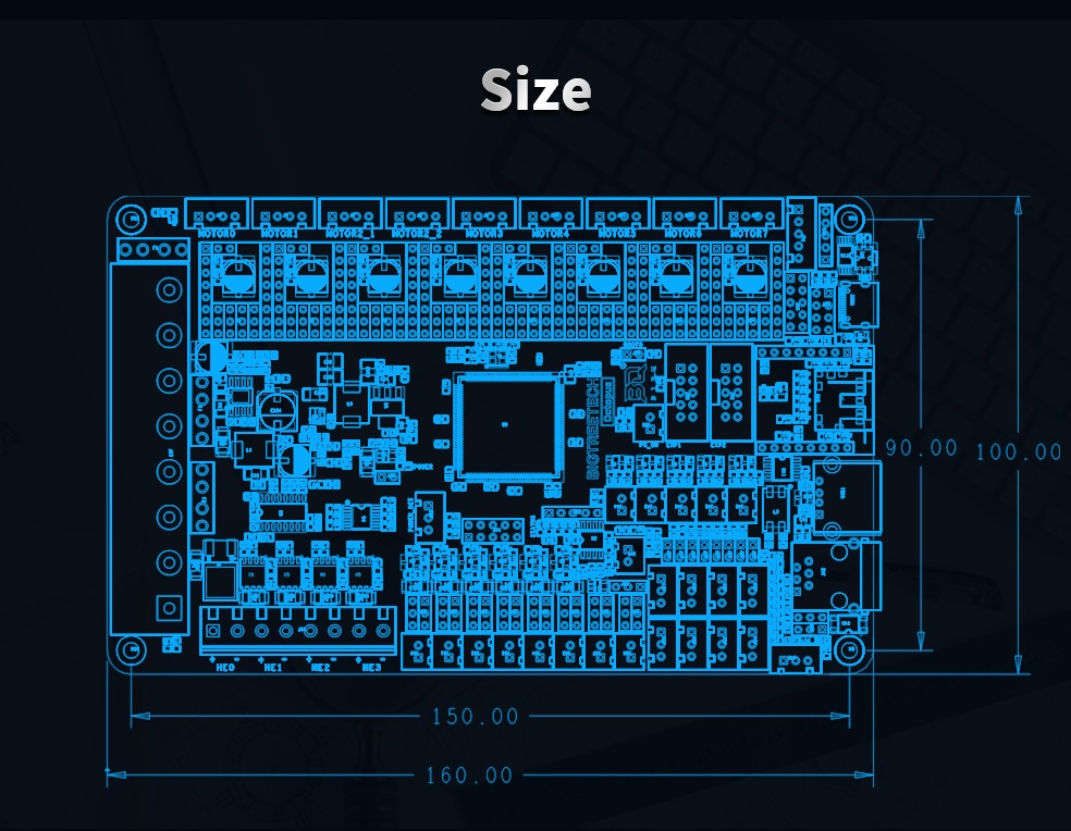 BIGTREETECH® BTT Octopus V1.1 Control Board for Voron/Ender 3 V2 Pro 3D Printer Parts VS Spider Compatible SKR V1.4/SKR 2 TMC2209 TMC2208 Driver
